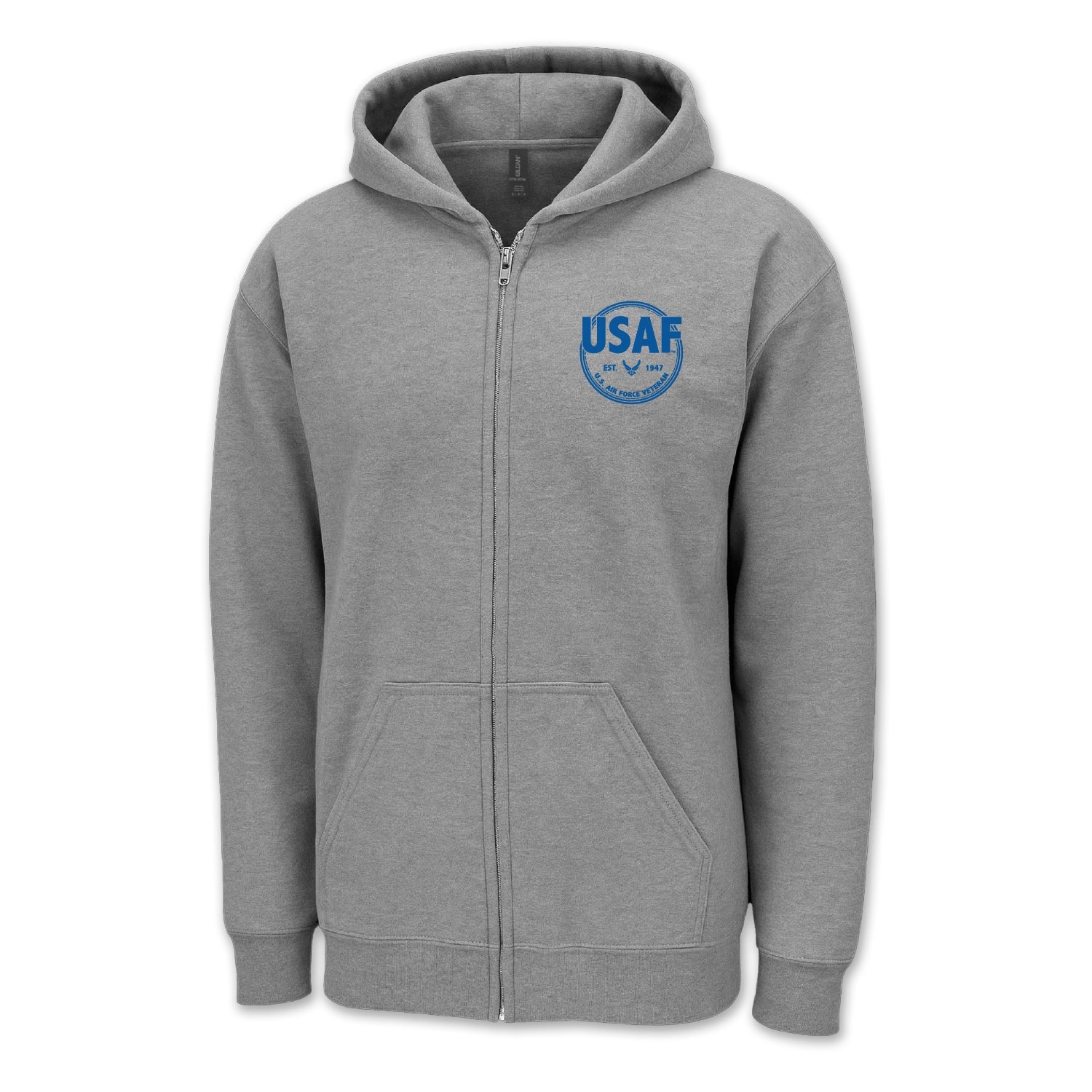 Air Force Veteran Left Chest Full Zip