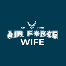 Load image into Gallery viewer, Air Force Champion Wife Ladies Crewneck (Blue)