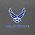 Air Force Wings Center Chest Performance Hood (Grey)