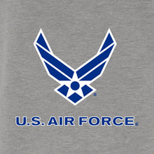 Load image into Gallery viewer, Air Force Wings Left Chest Logo Full Zip Hood