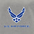 Air Force Wings Left Chest Logo Crewneck