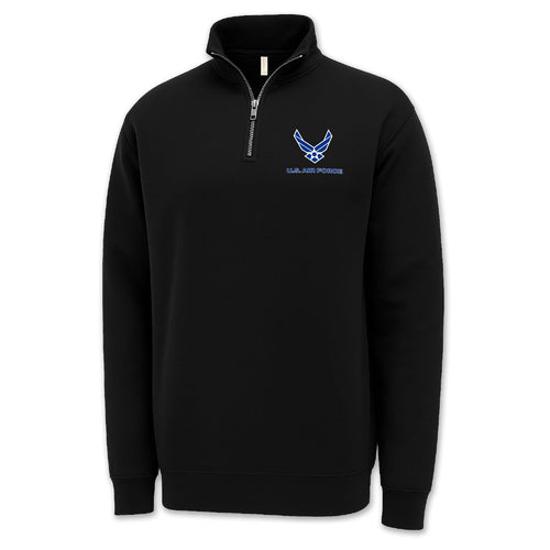 Air Force Wings Left Chest Logo 1/4 Zip