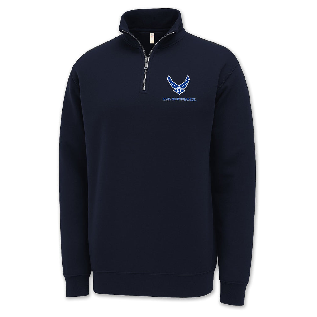 Pick Your Design Air Force 1/4 Zip Sweatshirt (Navy)