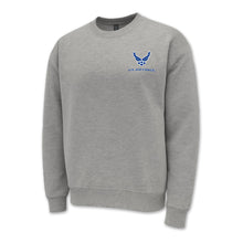 Load image into Gallery viewer, Air Force Wings Left Chest Logo Crewneck