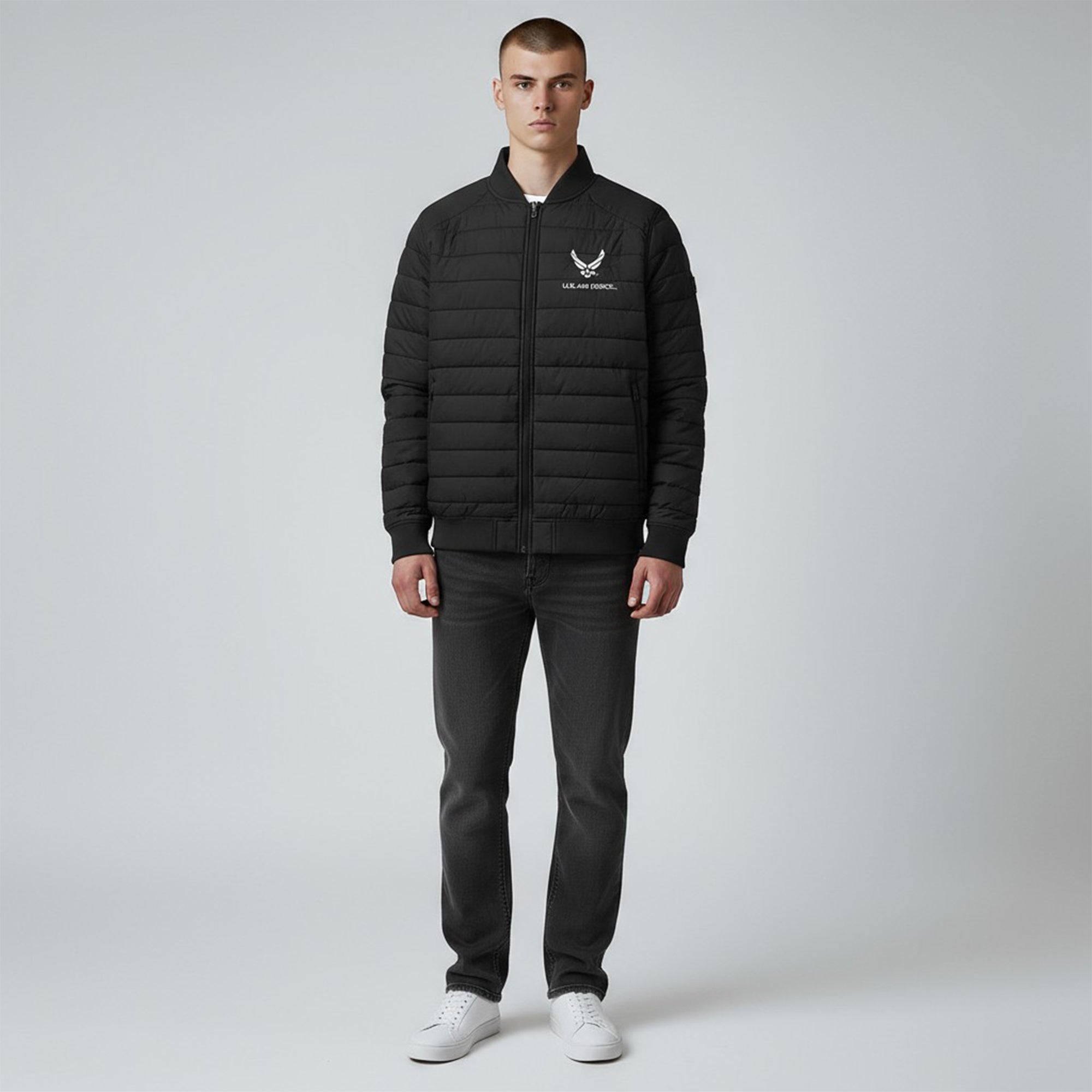 Air Force Wings Paradox Polyloft Bomber Jacket (Black) – Air Force