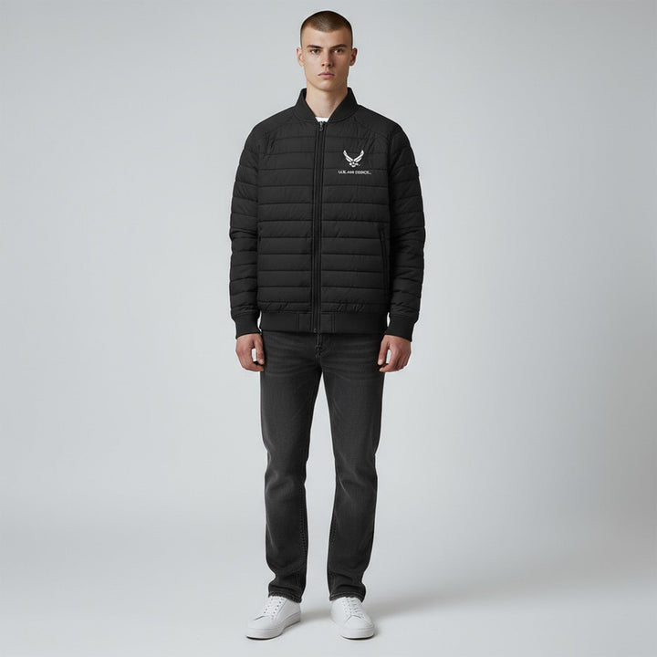 Air Force Wings Paradox Polyloft Bomber Jacket (Black)