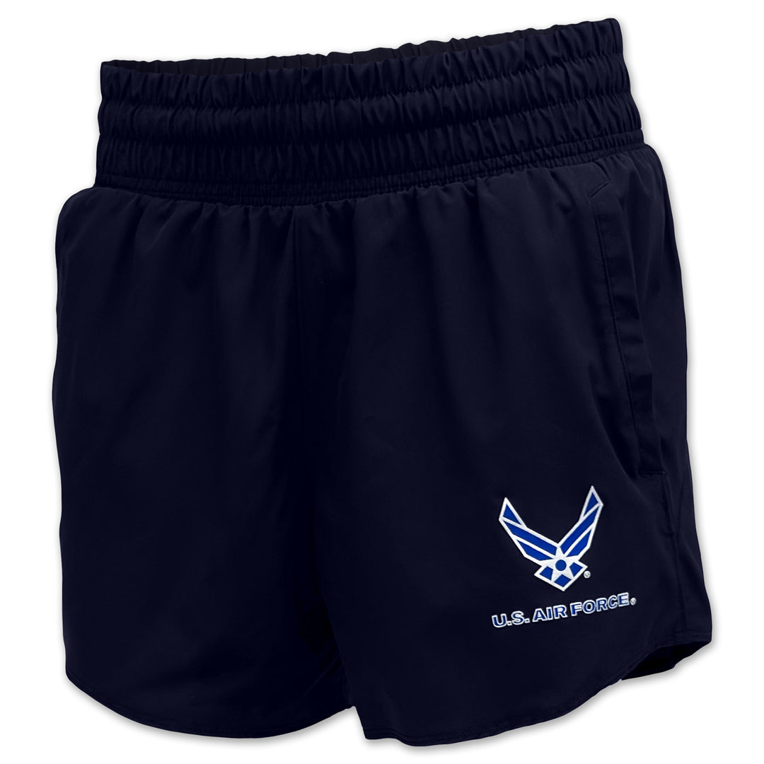Air Force Wings Women's Under Armour Flex Woven Short (Navy)