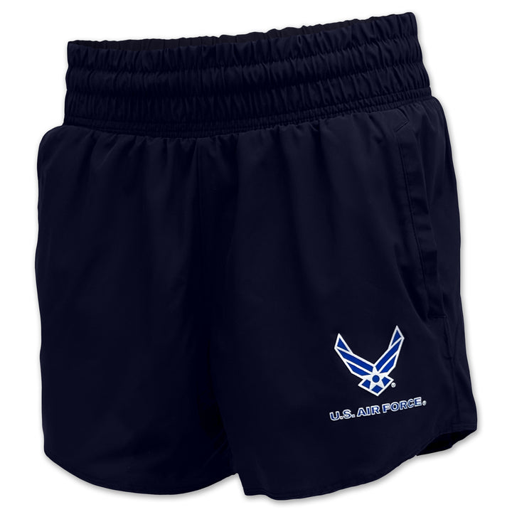 Air Force Wings Women's Under Armour Flex Woven Short (Navy)