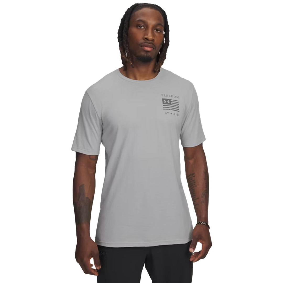 Air Force Under Armour Freedom By Air Skull T-Shirt (Grey)