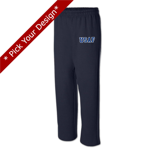 Pick Your Design Air Force Sweatpants (Navy)