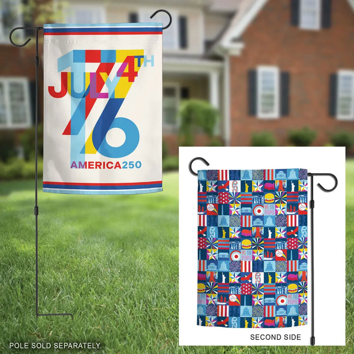 America 250 Two Sided Garden Flag (12.5"x18")