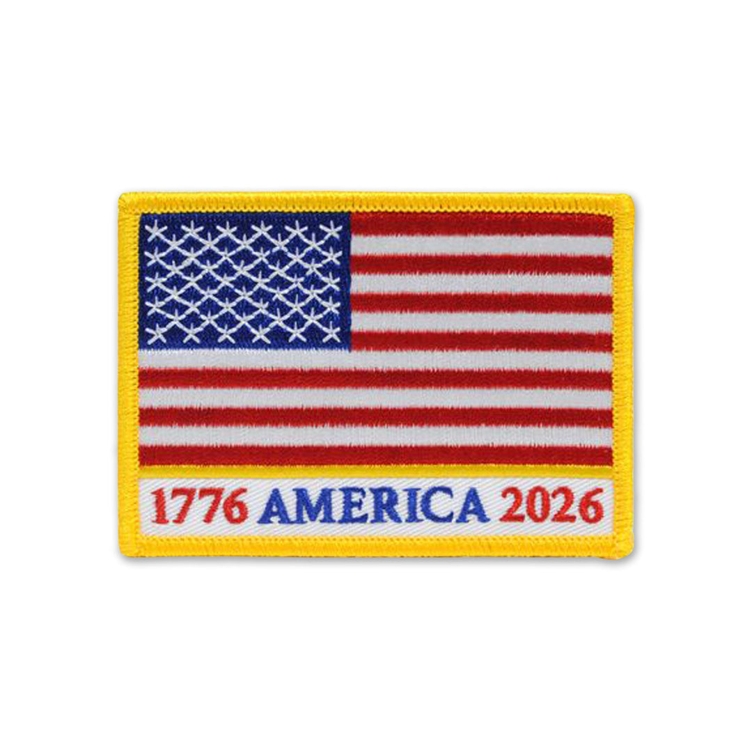 America 250th 1776-2026 Flag Patch