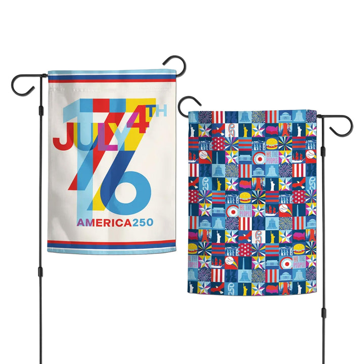 America 250 Two Sided Garden Flag (12.5"x18")