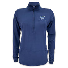 Load image into Gallery viewer, Air Force Ladies Flex Quarter Zip (Navy)