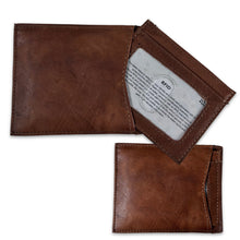 Load image into Gallery viewer, Air Force Wings Genuine Leather Bifold Wallet (Brown)