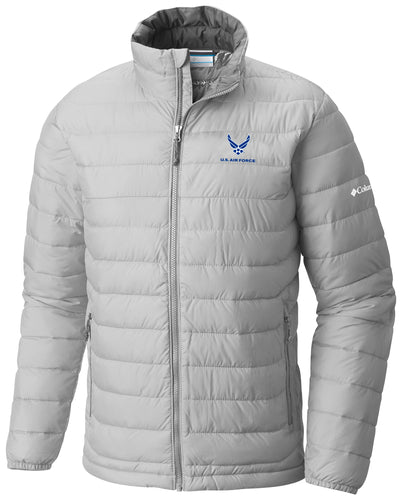 Air Force Wings Columbia Powder Lite Jacket (Grey)*