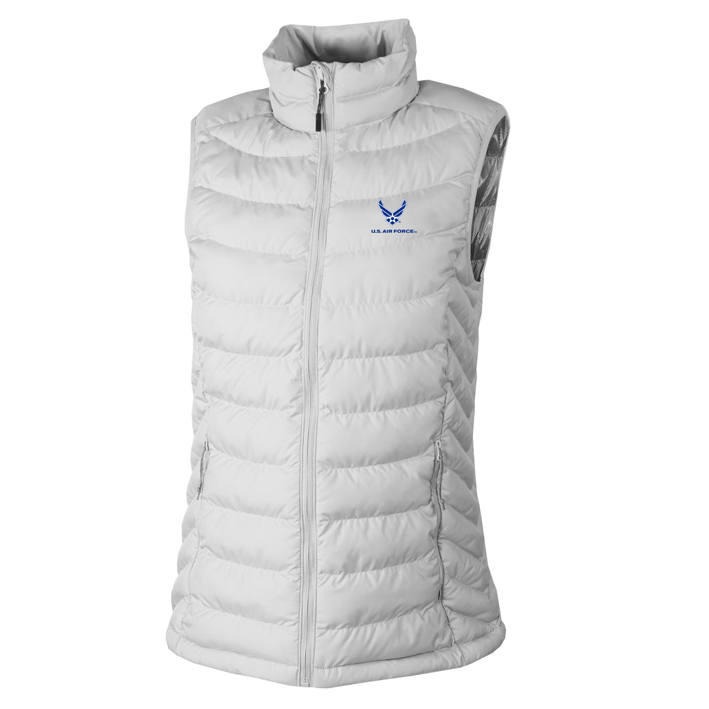 Air Force Wings Columbia Women's Powder Lite II Vest (Grey)*