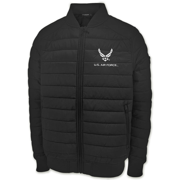 Air Force Wings Paradox Polyloft Bomber Jacket (Black)