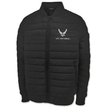 Load image into Gallery viewer, Air Force Wings Paradox Polyloft Bomber Jacket (Black)