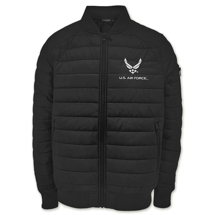 Air Force Wings Paradox Polyloft Bomber Jacket (Black)