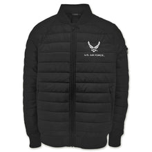 Load image into Gallery viewer, Air Force Wings Paradox Polyloft Bomber Jacket (Black)