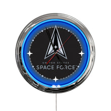 Load image into Gallery viewer, United States Space Force 16in LED Wall Clock*