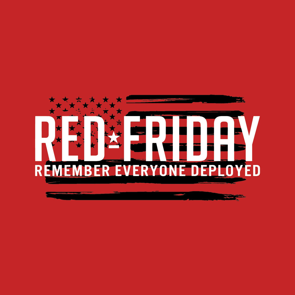 RED Friday Ladies Full Chest Racerback Tank (Red)