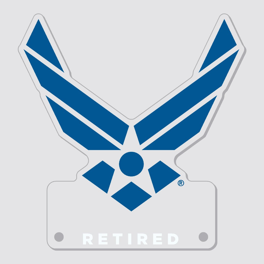 Air Force Wings Retired Acrylic Sign*