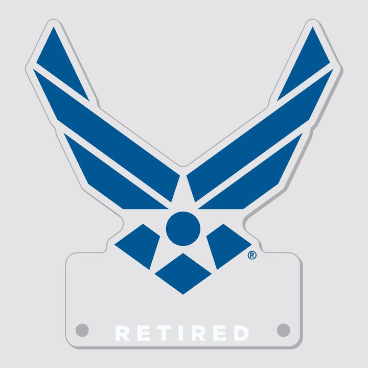 Air Force Wings Retired Acrylic Sign*