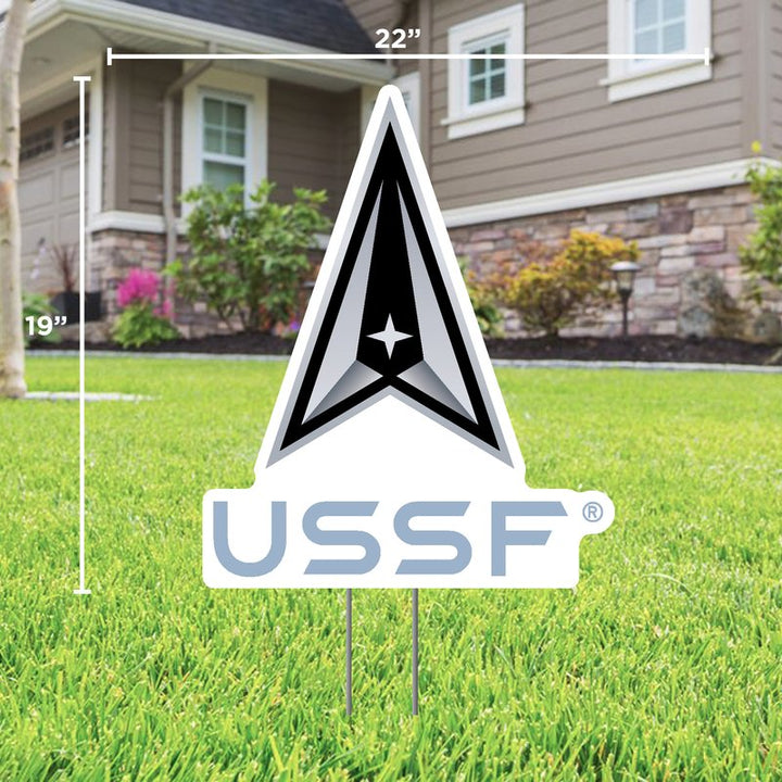 Space Force USSF Logo Lawn Sign*