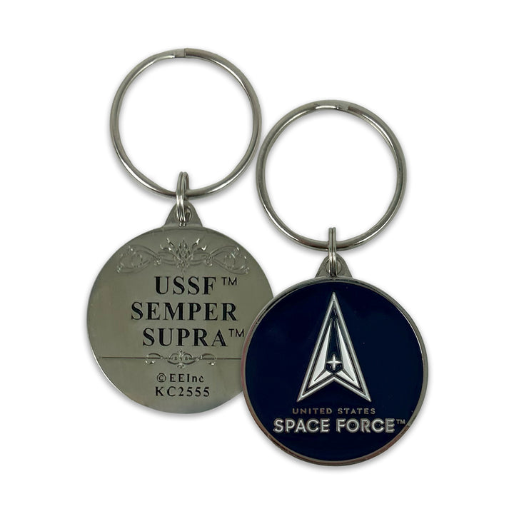 United States Space Force Double Sided Key Ring