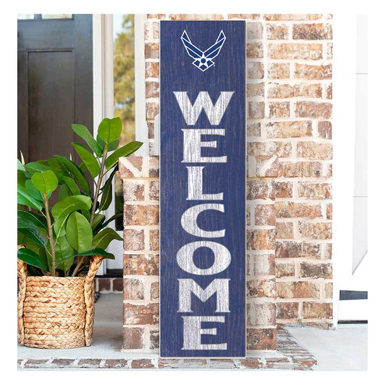 Air Force Leaning Sign Welcome (11x46)