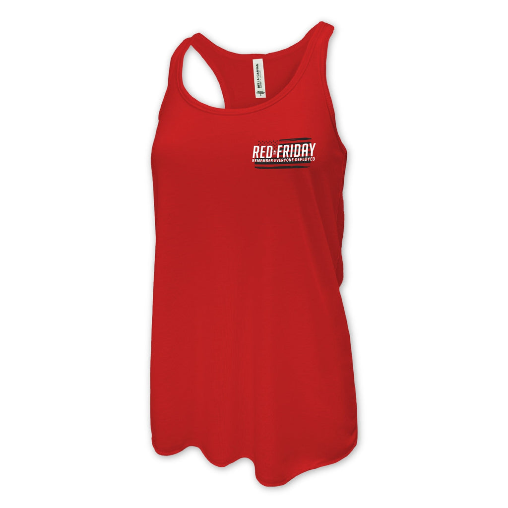 RED Friday Ladies Racerback Tank (Red)