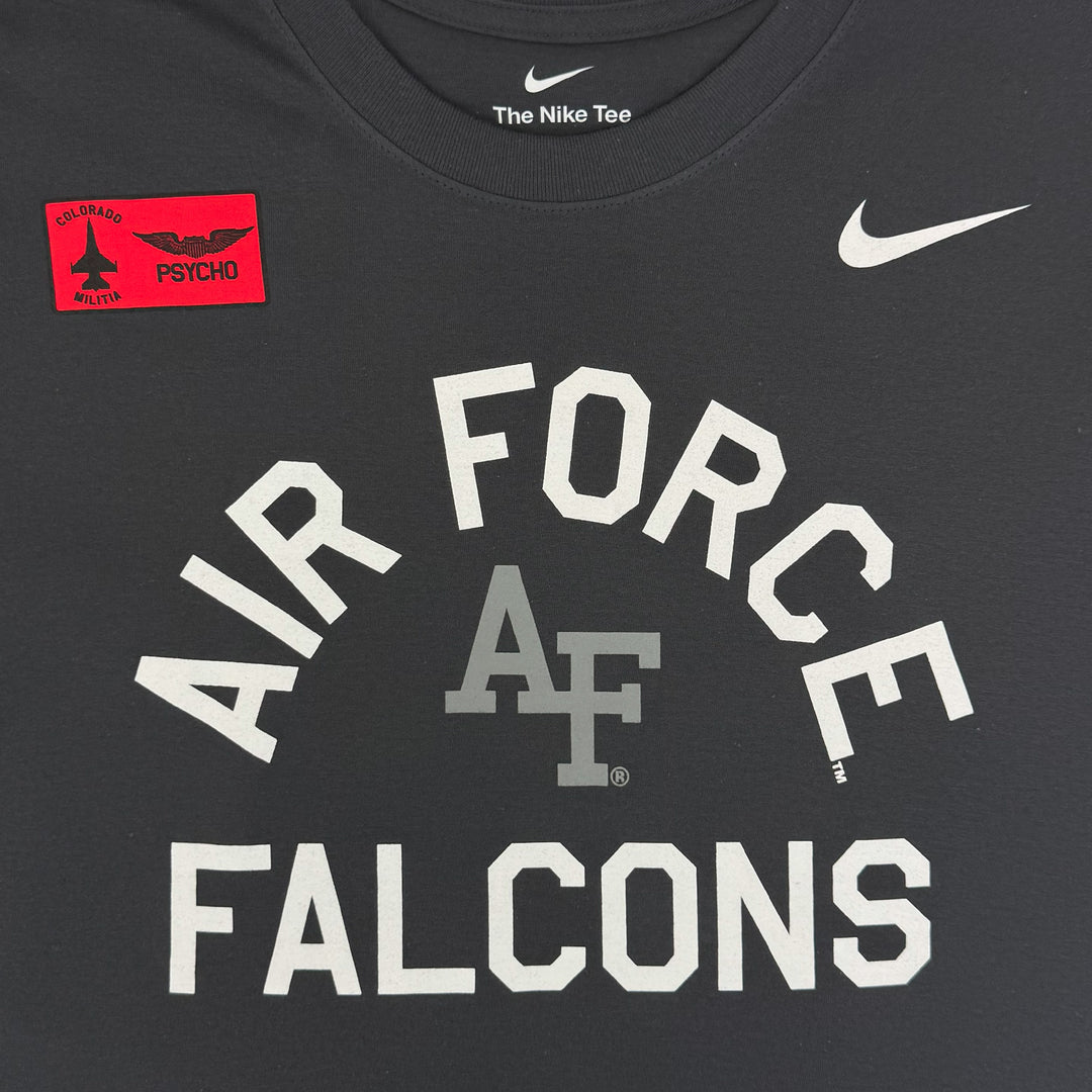 Air Force Nike Rivalry Falcons Core Cotton T-Shirt (Anthracite)