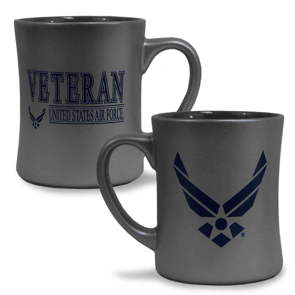 Air Force Veteran 16oz MK Matte Mug (Grey)