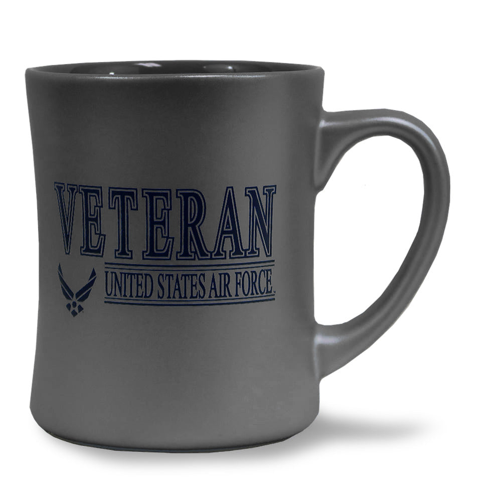 Air Force Veteran 16oz MK Matte Mug (Grey)