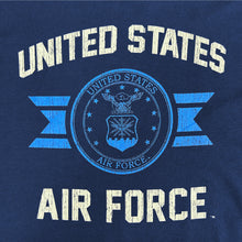 Load image into Gallery viewer, Air Force Vintage Basic Seal Long Sleeve T-Shirt (Navy)