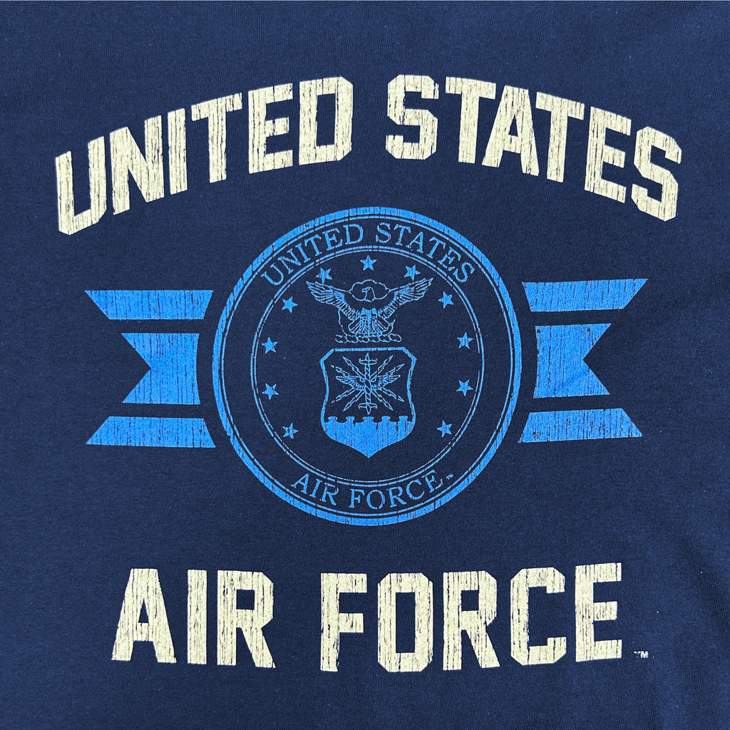 Air Force Vintage Basic Seal T-Shirt (Navy)