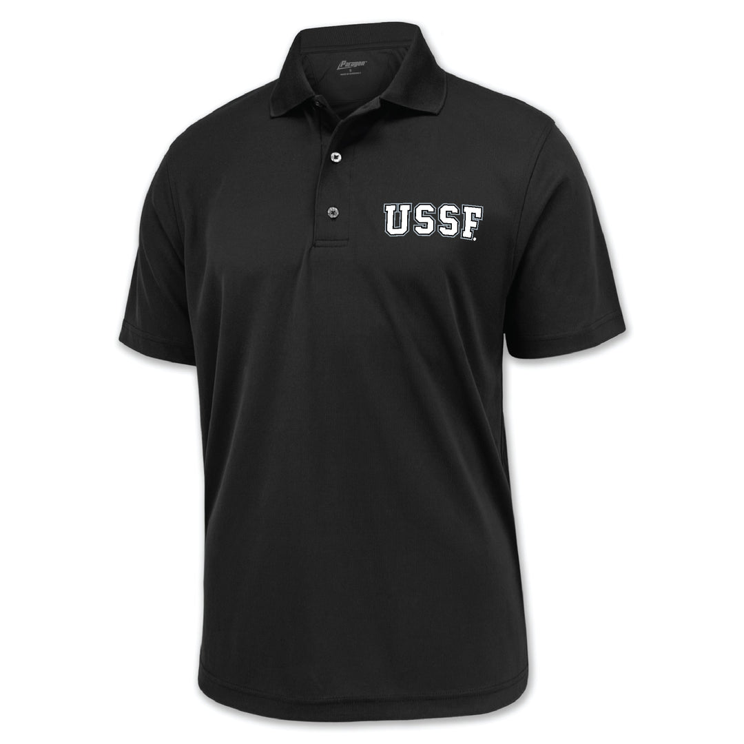 Pick Your Design Space Force Performance Polo (Black)