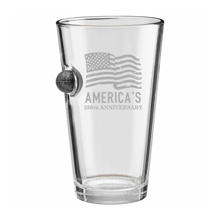 America's 250th Anniversary Musketball Pint Glass