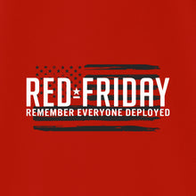 Load image into Gallery viewer, RED Friday Left Chest Full-Zip Hood (Red)