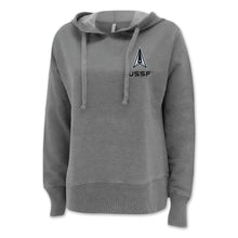 Load image into Gallery viewer, Space Force Delta Left Chest Ladies Hood