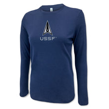 Load image into Gallery viewer, Pick Your Design Space Force Ladies Long Sleeve T-Shirt