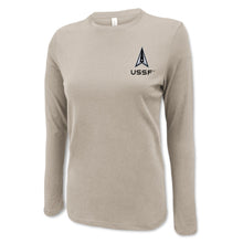 Load image into Gallery viewer, Space Force Delta Ladies Left Chest Long Sleeve