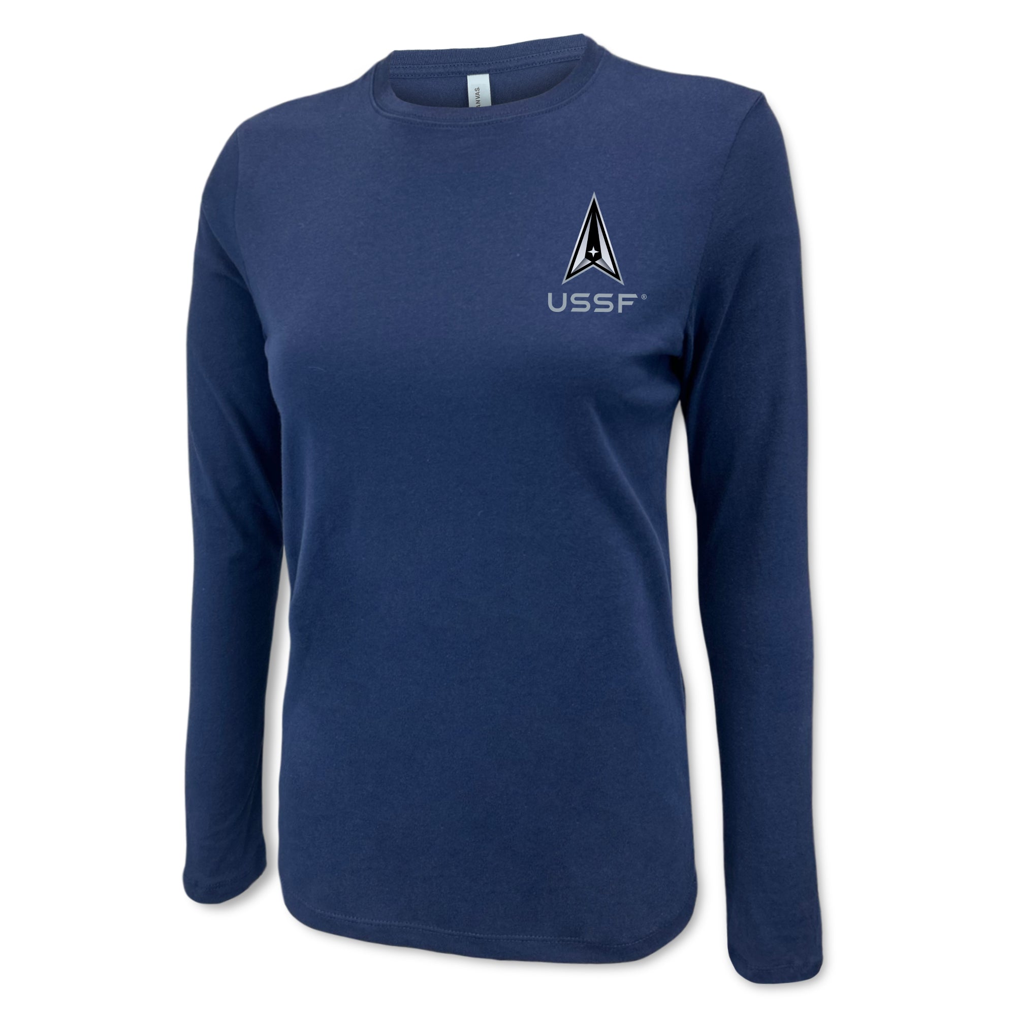 Pick Your Design Space Force Ladies Long Sleeve T-Shirt