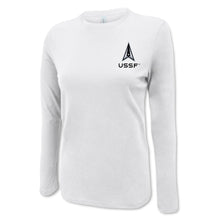 Load image into Gallery viewer, Space Force Delta Ladies Left Chest Long Sleeve