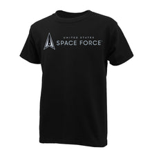 Load image into Gallery viewer, Pick Your Design Space Force Youth T-Shirt (Black)