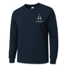 Load image into Gallery viewer, Space Force Mens Left Chest Long Sleeve T-Shirt