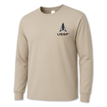 Load image into Gallery viewer, Space Force Mens Left Chest Long Sleeve T-Shirt