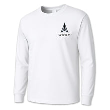 Load image into Gallery viewer, Space Force Mens Left Chest Long Sleeve T-Shirt
